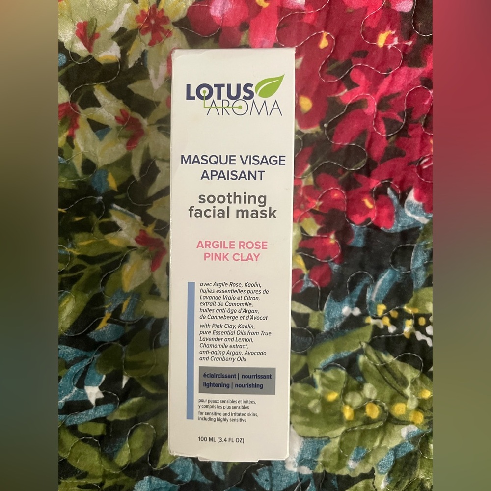 LOTUS AROMA Pink Clay Facial Mask - NWT